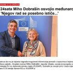 Miho Dobrašin de ISMAS recibe premio europeo!